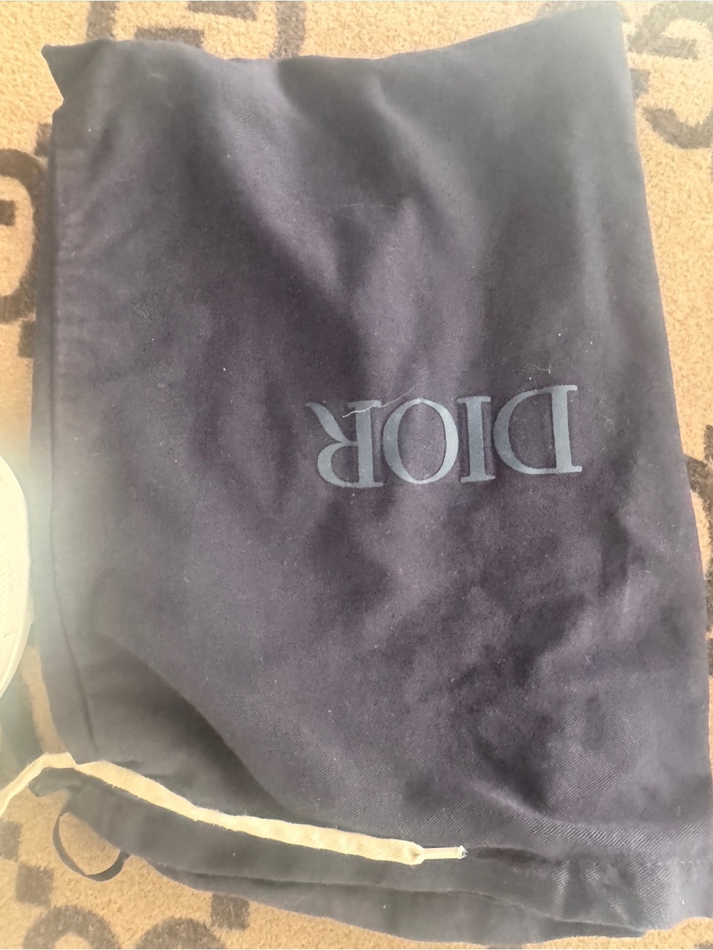 Dior Navy and White walk n Dior Logo Low-Top Sneakers - Picture 14 of 15